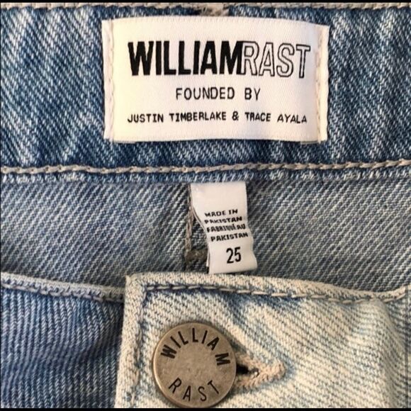 William Rast A-Line Jean Skirt Aqua Streak Denim - Picture 5 of 5